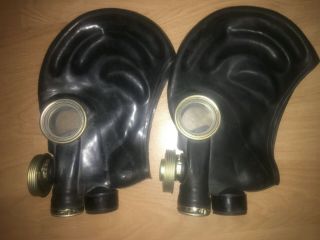 Rare Soviet Large Size Gas Mask Prw - M Xxl,  Size4 (intended To Replace Mask Prw - U)
