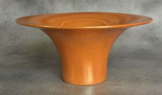 Cowan Pottery Marigold Lustre Console Bowl,  Circa 1920 