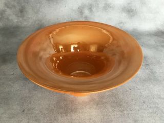 Cowan Pottery Marigold Lustre Console Bowl,  Circa 1920 ' s 2