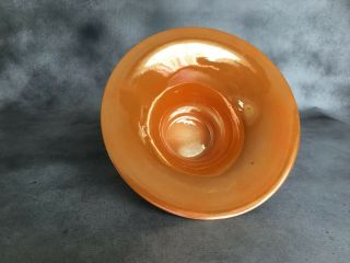 Cowan Pottery Marigold Lustre Console Bowl,  Circa 1920 ' s 5