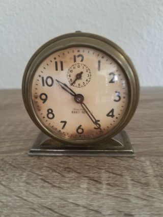 Vintage Baby Ben Westclox Wind Up Alarm Clock.