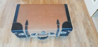 Large Vintage Antique Steamer Trunk Suitcase