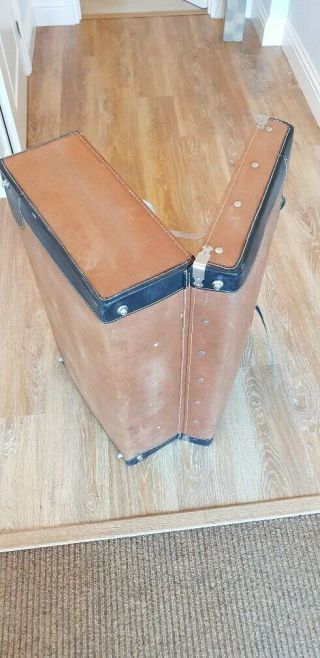 Large Vintage Antique Steamer Trunk Suitcase 2