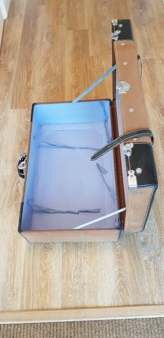 Large Vintage Antique Steamer Trunk Suitcase 5