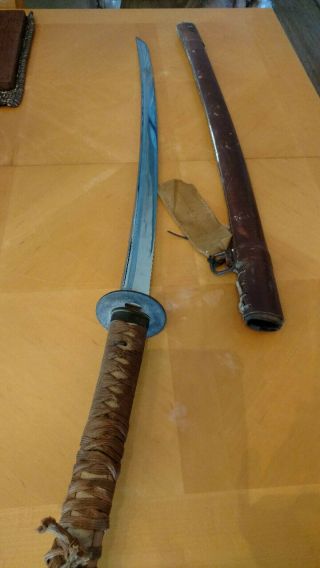 Wwii Japanese Army Officer Samurai Sword W/tag
