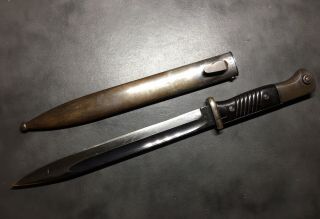 1941 Dated MATCHING WW2 German Mauser K98 Bayonet and Scabbard 4