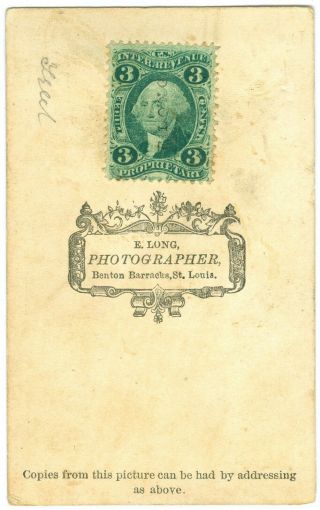 CDV of Zouave by photographer Enoch Long published in Military Images 2