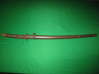 Interesting Old Blade Japanese WW2 Sword Old with Signed Tang 12