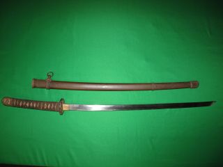 Interesting Old Blade Japanese Ww2 Sword Old With Signed Tang