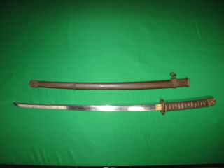 Interesting Old Blade Japanese WW2 Sword Old with Signed Tang 2