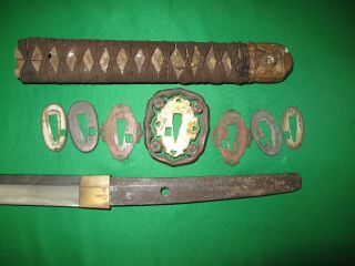 Interesting Old Blade Japanese WW2 Sword Old with Signed Tang 7