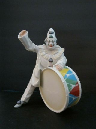 Hutschenreuther Germany Porcelain Clown Figurine 1981 Metropolitan Opera Guild