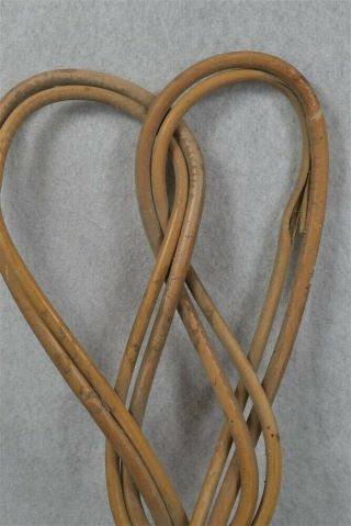 antique rug beater rattan 29 in.  long hand made 19th c 3