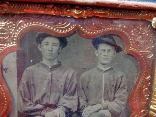 Civil War Confederate Soldiers Tintype Photo