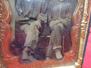 Civil War Confederate Soldiers Tintype Photo 4
