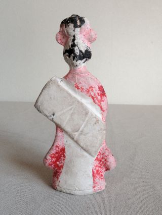 6 inch Japanese Antique Clay doll : Woman 4
