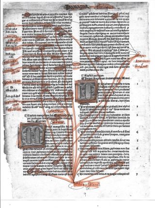 1 RARE 1483 Incunabula Jerome Latin Vulgate Bible,  Big NT Textual Variant 4