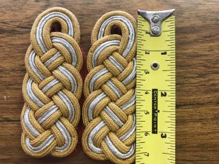 Ww2 German Army Generals Shoulder Boards Slip On Type For Summer Tunic