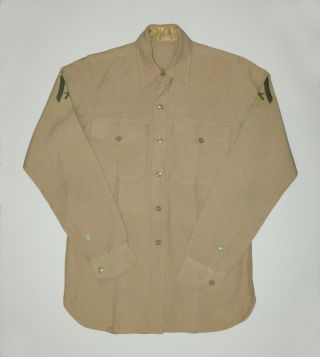 vtg 1960 ' s VIETNAM WAR USMC Khaki Uniform US Marine Corps shirt pants 2