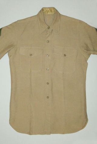 vtg 1960 ' s VIETNAM WAR USMC Khaki Uniform US Marine Corps shirt pants 3