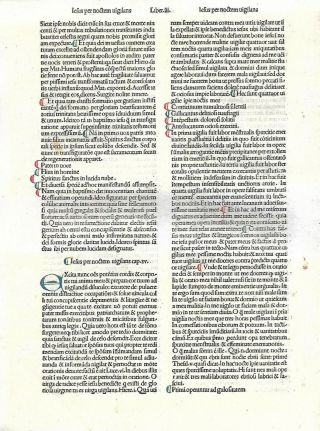 15thc Incunabula Leaf/page " Meditation On The Passion Of Christ " Venice,  1485