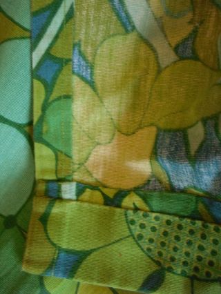 Vintage Curtain 70s Fabric ' Desemona ' Grace Sullivan Moygashel Heals era 2