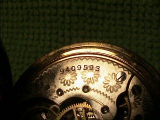 Elgin Pocket Watch 14k B&B Regal Hunter Case 11