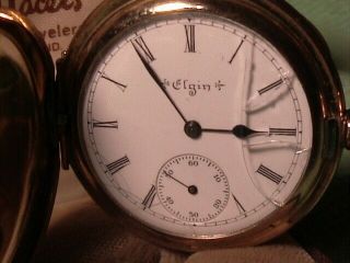 Elgin Pocket Watch 14k B&B Regal Hunter Case 5