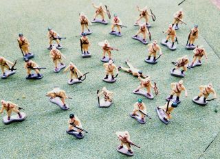 Marx Miniature Playset Iwo Jima Japanese Infantry