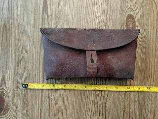 Vintage K.  Tschirren Sattlerei Leather Cartridge Ammo Belt Swiss Army Leather