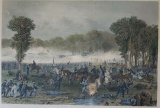 Print 1862 Battle Of Williamsburg Print By Alonzo Chappel