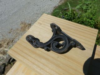 Antique Cast Iron Shelf Bracket Ornate Unusual Part