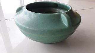 Unusual Rumrill Mission Arts And Crafts Mottled Jade Matte Green 304 Planter