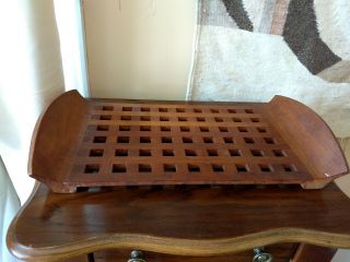 Vintage Mid Century Dansk Teak Wood Trey 18 " X9 1/4 "