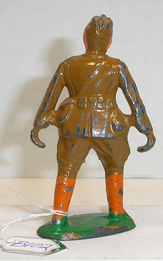 Vintage Dimestore Figures - Barclay 759 Soldier Stretcher Bearer,  open hand (B102) 2