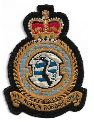 Raf No.  47 Squadron C - 130 Pilot Crest Patch Lyneham Falklands War 70 