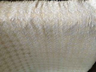 Vintage Hand Crocheted Bedspread 88 x 84 3