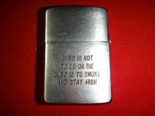 Vietnam War Vintage Zippo Lighter BIEN HOA 1964 A Co 501st Aviation Bn RATTLERS 4