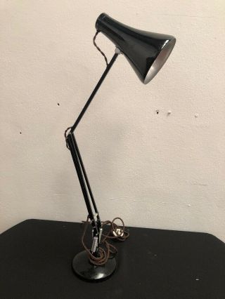 Vintage Herbert Terry Anglepoise Lamp In Black Colour