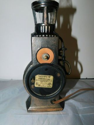 Vintage United Gas Clock/Lamp - Runs,  Parts,  Repairs 4