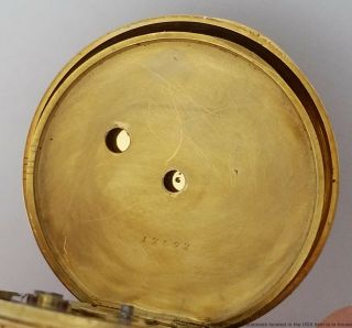 Very Rare Tiffany Patek Philippe Civil War Era 18k Gold Pocket Watch w Papers 7