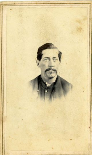 Civil War Cdv Union Soldier By Lytle Of Baton Rouge Louisiana Likely From Ohio