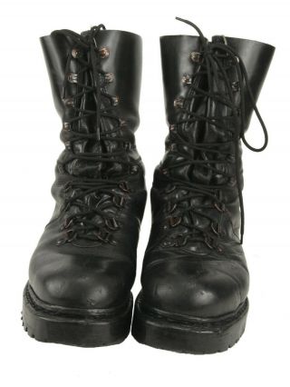 Austrian army Edelweiss Mountain boots Black leather paratrooper para half lined 5
