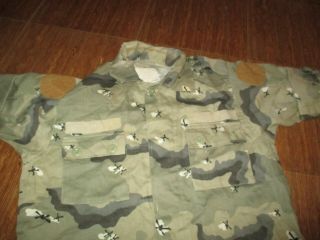 UNKNOWN? MILITARIA ARMY COTTON CAMO FIELD JACKET 1,  Very Good 3