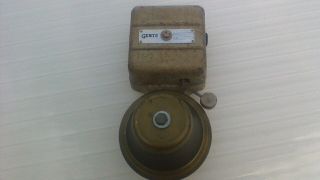 Vintage Old Industrial Gent Electric Door Fire Alarm Butler Bell Low Voltage