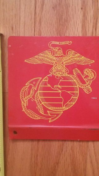 Vintage US Marine Corps Recruiting Office Sign Vietnam era 2