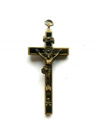 Rare Pectoral Cross Crucifix Of A Field Chaplain Ww2 German Wehrmacht Army