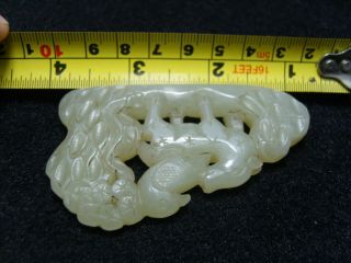 FINELY CARVED CHINESE Jade Statue - See Video 1 3