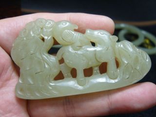 FINELY CARVED CHINESE Jade Statue - See Video 1 4