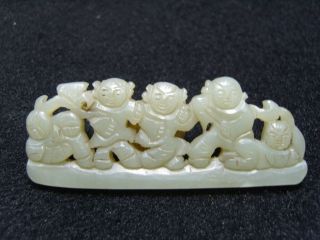 Finely Carved Chinese Jade Statue - See Video